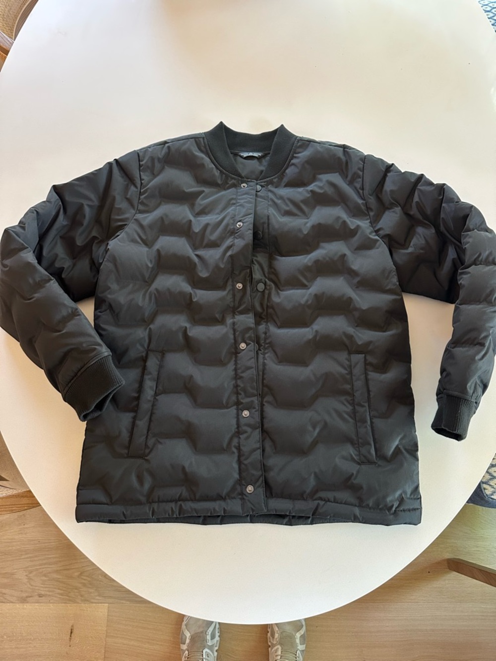 Alpine Black Quilted Puffer Jacket